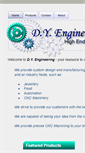 Mobile Screenshot of dyengineering.com